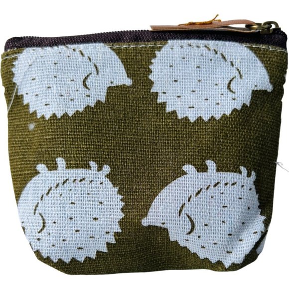 PRICKLY Porcupine Change Coin Purse - Picture 1 of 3